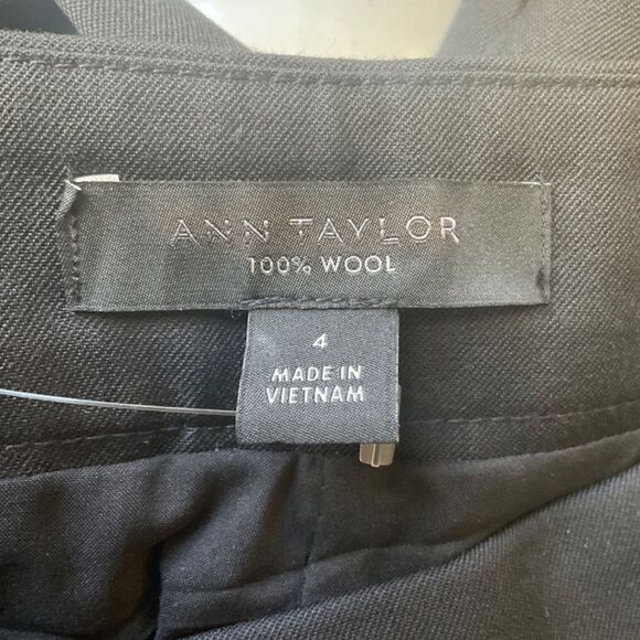 Ann Taylor Wool Pintucked Slim Pants NEW - Picture 6 of 6